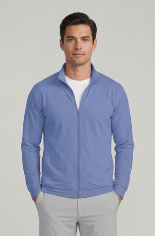 Adapt Full Zip Jacket in Bijou Blue
