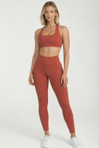 Bliss Legging 23" in Red Dahlia