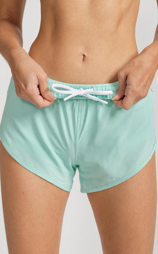 Women's Elevate Short 3" in Pastel Turquoise