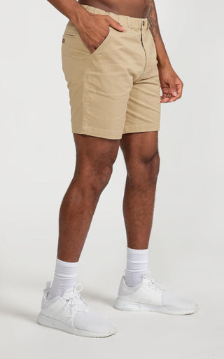 Casual Stretch Short 7” in Khaki