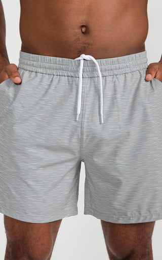 Elevate Running Short (With Liner) - Glacier Gray