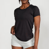Women's Lux-Tech Shirt in Black
