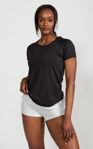 Women's Lux-Tech Shirt in Black