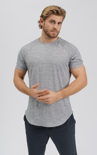 Men's Lux-Tech Shirt - Frost Gray Melange