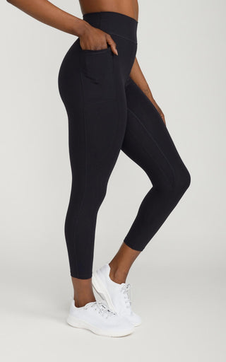 Bliss Legging 23" With Pockets in Black