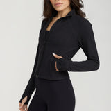 SA Cropped Contour Jacket in Black
