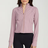 SA Cropped Contour Jacket in Elderberry