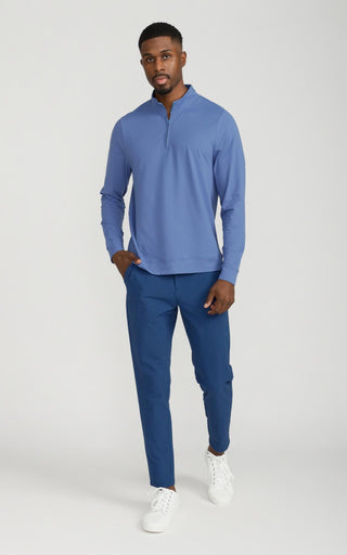 Swift-Tech Quarter Zip Jacket in Bijou Blue