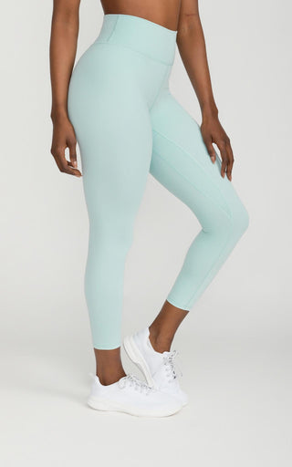 Bliss Legging 23" in Pastel Turquoise