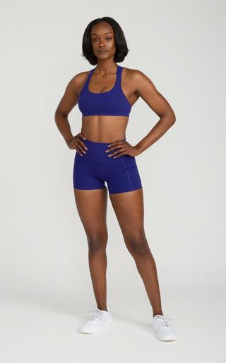 Y-Not Sports Bra in Blueprint