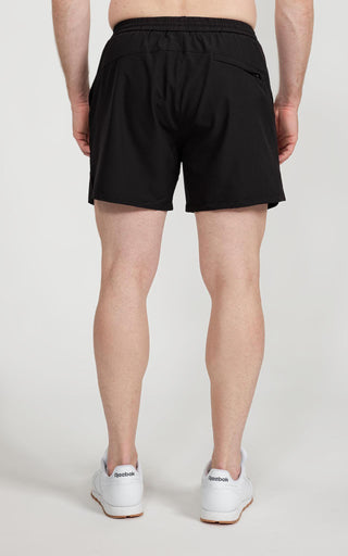 Crossover Swim Short (With Liner) - Black