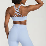 Beyond V2 Sports Bra in Serenity