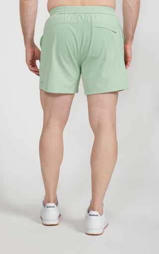 Crossover Swim Short  (With Liner) - Cameo Green