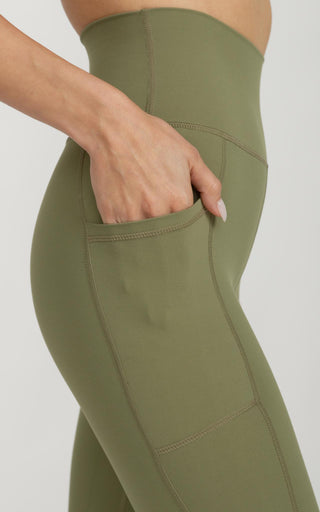 Bliss Legging 23" With Pockets in Capulet Olive