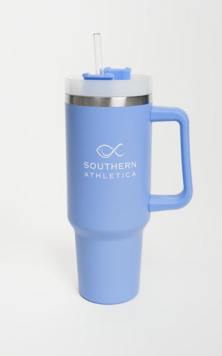 SA 40-oz Tumbler with Handle, Straw, and Lid