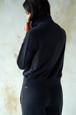 Marlow Half-Zip Jacket - Black