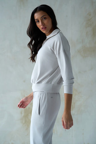 Marlow Softknit Half-Zip - Glacier Gray