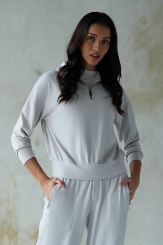 Marlow Half-Zip Jacket - Glacier Gray