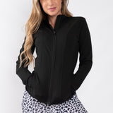 Women's Active Jacket in Black - Southern Athletica