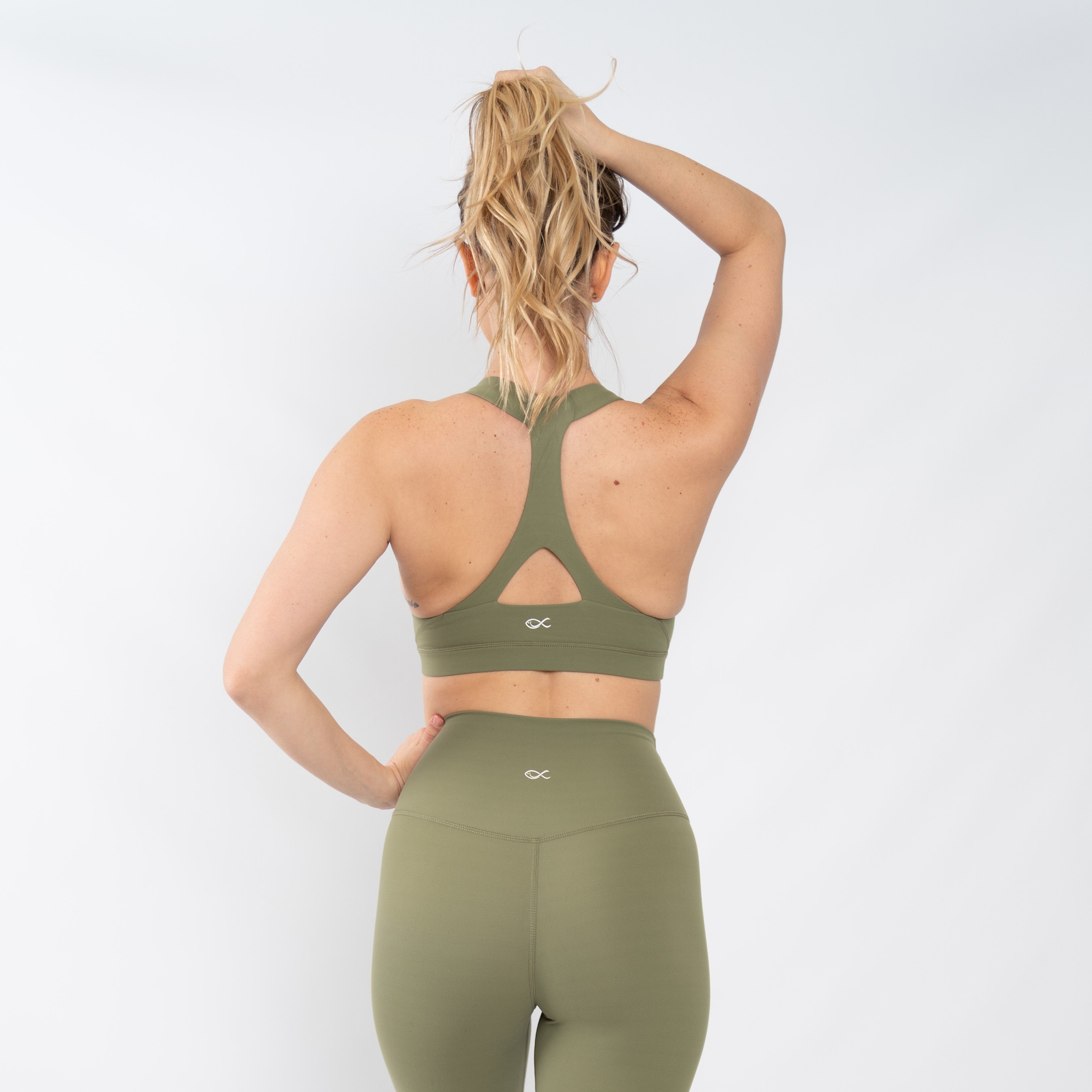 Y-Not Bra in Capulet Olive - Southern Athletica