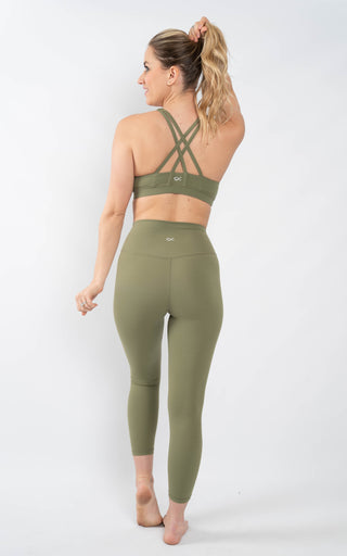 Bliss Leggings in Capulet Olive - Southern Athletica