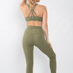 Bliss Leggings in Capulet Olive - Southern Athletica