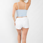 Comfy Shorts in White - Southern Athletica