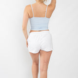 Comfy Shorts in White - Southern Athletica