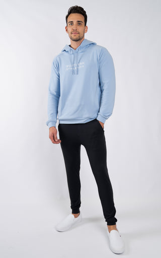 Men's Performance Hoodie in Serenity - Southern Athletica