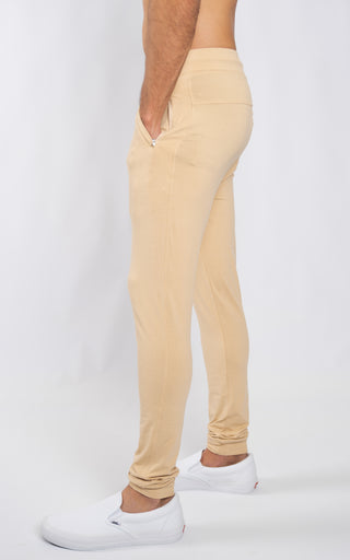 Men's Premium Joggers in Almond Buff - Southern Athletica