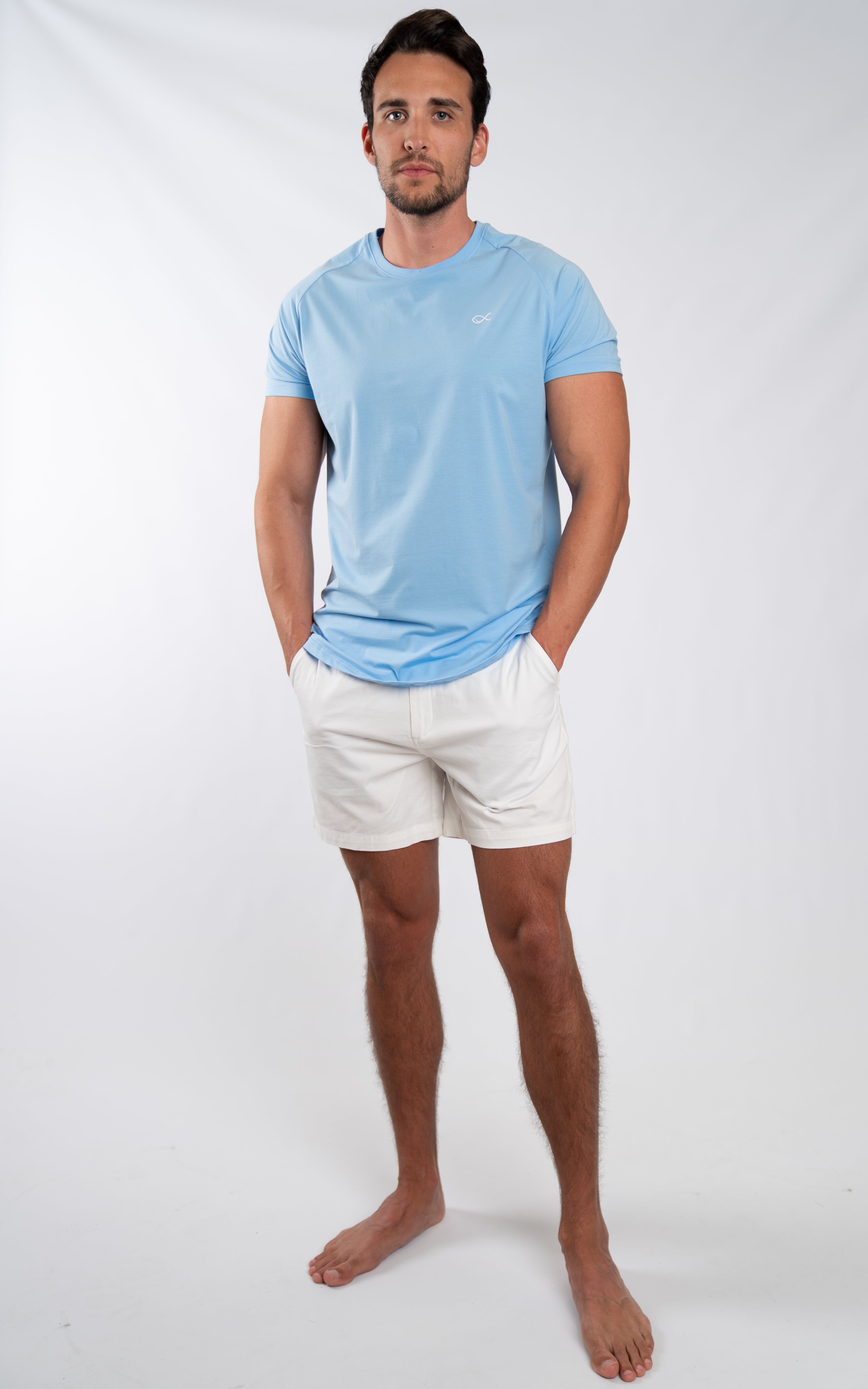 Men's Comfort Tee in Airy Blue - Southern Athletica