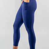 Bliss Legging 23" With Pockets in Blueprint
