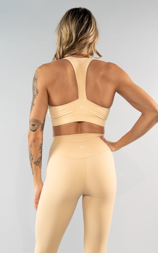 Prominent Sports Bra in Honey Peach