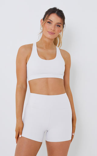 Beyond V2 Sports Bra in White