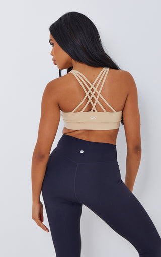 Beyond V2 Sports Bra in Honey Peach